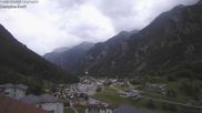 Archived webcam image showing Grächen - St. Niklaus village on 4 Jun 2026 at 16:43
