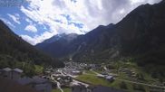 Archived webcam image showing Grächen - St. Niklaus village on 6 Jun 2026 at 14:23