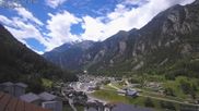 Archived webcam image showing Grächen - St. Niklaus village on 6 Jun 2026 at 12:23