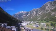 Archived webcam image showing Grächen - St. Niklaus village on 13 Jun 2026 at 08:34