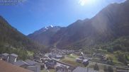Archived webcam image showing Grächen - St. Niklaus village on 13 Jun 2026 at 16:34