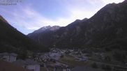 Archived webcam image showing Grächen - St. Niklaus village on 13 Jun 2026 at 18:34