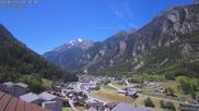 Archived webcam image showing Grächen - St. Niklaus village on 13 Jun 2026 at 12:34