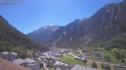 Archived webcam image showing Grächen - St. Niklaus village on 4 Jul 2026 at 14:26
