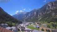 Archived webcam image showing Grächen - St. Niklaus village on 4 Jul 2026 at 12:26