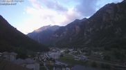 Archived webcam image showing Grächen - St. Niklaus village on 18 Jul 2026 at 06:31