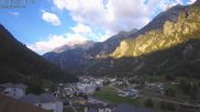 Archived webcam image showing Grächen - St. Niklaus village on 18 Jul 2026 at 07:31
