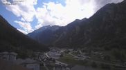Archived webcam image showing Grächen - St. Niklaus village on 18 Jul 2026 at 16:31
