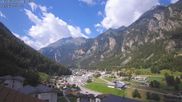 Archived webcam image showing Grächen - St. Niklaus village on 18 Jul 2026 at 10:31