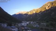 Archived webcam image showing Grächen - St. Niklaus village on 12 Jul 2026 at 06:20