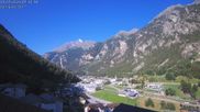 Archived webcam image showing Grächen - St. Niklaus village on 12 Jul 2026 at 08:20