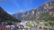 Archived webcam image showing Grächen - St. Niklaus village on 12 Jul 2026 at 10:20