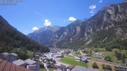 Archived webcam image showing Grächen - St. Niklaus village on 12 Jul 2026 at 12:20