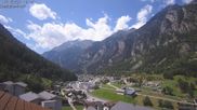 Archived webcam image showing Grächen - St. Niklaus village on 21 Jul 2026 at 12:01