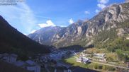 Archived webcam image showing Grächen - St. Niklaus village on 4 Oct 2026 at 10:00