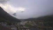 Archived webcam image showing Grächen - St. Niklaus village on 18 Oct 2026 at 08:01
