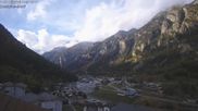 Archived webcam image showing Grächen - St. Niklaus village on 18 Oct 2026 at 10:01