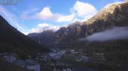 Archived webcam image showing Grächen - St. Niklaus village on 25 Oct 2026 at 08:51