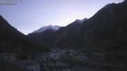 Archived webcam image showing Grächen - St. Niklaus village on 22 Oct 2026 at 18:36
