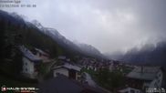 Archived webcam image showing Grächen: Egga on 12 May 2026 at 07:53
