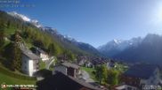 Archived webcam image showing Grächen: Egga on 12 May 2026 at 18:53
