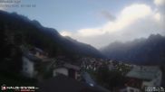 Archived webcam image showing Grächen: Egga on 27 Aug 2026 at 07:04
