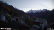 Archived webcam image showing Grächen: Egga on 22 Oct 2026 at 18:45