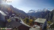 Archived webcam image showing Grächen: Egga on 22 Oct 2026 at 12:45