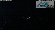 Archiviertes Webcam Bild: Bergstation Mittagbahn - Blick nach Norden am 12.07.2026 um 00:13 Uhr