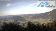 Archived webcam image showing Top station Mittagbahn - View to the North on 12 Jul 2026 at 18:00