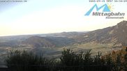 Archived webcam image showing Top station Mittagbahn - View to the North on 12 Jul 2026 at 20:40