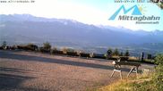 Archived webcam image showing Top station Mittagbahn - View to the South on 12 Jul 2026 at 06:16