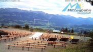 Archiviertes Webcam Bild: Bergstation Mittagbahn - Blick nach Süden am 26.08.2026 um 07:56 Uhr