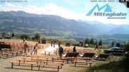 Archiviertes Webcam Bild: Bergstation Mittagbahn - Blick nach Süden am 26.08.2026 um 14:56 Uhr