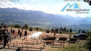 Archiviertes Webcam Bild: Bergstation Mittagbahn - Blick nach Süden am 26.08.2026 um 12:56 Uhr