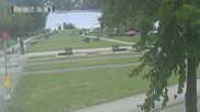 Archived webcam image showing Koerbecke: Lake Moehnesee on 12 Sep 2026 at 16:04