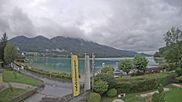 Archived webcam image showing Webcam Lake Fuschlsee on 17 Sep 2026 at 08:49