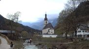 Archiviertes Webcam Bild: Ramsau bei Berchtesgaden - Ortskirche St. Sebastian am 12.04.2026 um 14:58 Uhr
