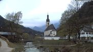 Archiviertes Webcam Bild: Ramsau bei Berchtesgaden - Ortskirche St. Sebastian am 12.04.2026 um 18:58 Uhr