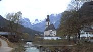 Archiviertes Webcam Bild: Ramsau bei Berchtesgaden - Ortskirche St. Sebastian am 13.04.2026 um 06:23 Uhr
