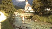 Archiviertes Webcam Bild: Ramsau bei Berchtesgaden - Ortskirche St. Sebastian am 28.05.2026 um 07:44 Uhr