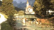 Archived webcam image showing Ramsau - Berchtesgaden - View to the St. Sebastian Church on 12 Jul 2026 at 07:06