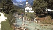 Archived webcam image showing Ramsau - Berchtesgaden - View to the St. Sebastian Church on 12 Jul 2026 at 10:06