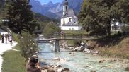 Archived webcam image showing Ramsau - Berchtesgaden - View to the St. Sebastian Church on 12 Jul 2026 at 12:06