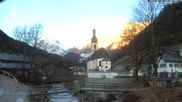 Archived webcam image showing Ramsau - Berchtesgaden - View to the St. Sebastian Church on 26 Feb 2026 at 07:42