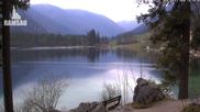 Archived webcam image showing View to Luitpoldweg at lake Hintersee near Ramsau on 12 Apr 2026 at 18:07