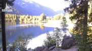 Archived webcam image showing View to Luitpoldweg at lake Hintersee near Ramsau on 12 Jul 2026 at 06:06