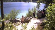 Archived webcam image showing View to Luitpoldweg at lake Hintersee near Ramsau on 12 Jul 2026 at 14:06