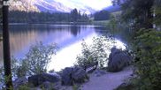 Archived webcam image showing View to Luitpoldweg at lake Hintersee near Ramsau on 12 Jul 2026 at 18:06
