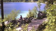 Archived webcam image showing View to Luitpoldweg at lake Hintersee near Ramsau on 12 Jul 2026 at 10:06